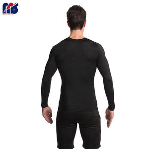 Nouveau OEM accepter col rond à manches longues chemise personnalisée Protection contre l'éruption cutanée sécurité hommes sport éruption Guard - Product Image 2