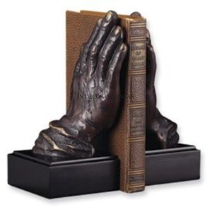 Direct Factory Supply Brass Antique Finished Attractive Look Hands Designer <b>Heavy</b> <b>Duty</b> Metal Bookends Home Decorative Accents - Product Image 1