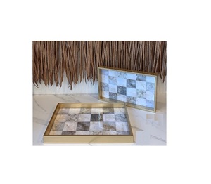 Classic Design Acrylic Food Serving Tray Prime Quality Rectangle Shape Tea Coffee Serving Tray <b>For</b> <b>Sale</b> - Product Image 3