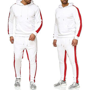 Chándal duradero para hombre, ropa deportiva de dos piezas, conjunto de Jogger de manga larga, traje de entrenamiento cómodo para gimnasio - Product Image 1