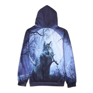 Sudadera con capucha de gran tamaño de moda para hombre logotipo personalizado bordado manga larga modelo Funky patrón bordado sudadera - Product Image 2