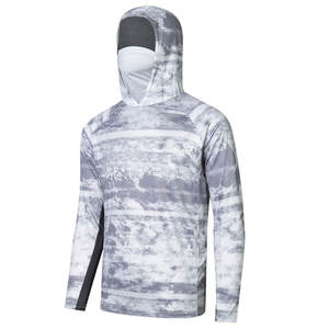 Sudadera con capucha de pesca ligera de bajo precio al por mayor con camisa de pesca con capucha de manga larga con su propio logotipo - Product Image 1