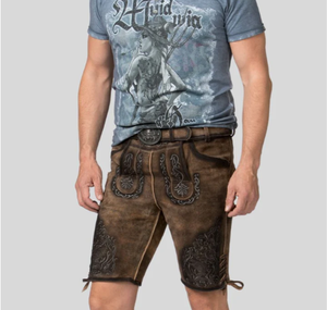 Custom Lederhosen for <b>Men</b> Goat Suede <b>Leather</b> Lederhosen for <b>Men</b> Custom Color - Product Image 6