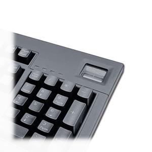 Bàn phím màng <span class=keywords><strong>USB</strong></span> an toàn mới với đầu đọc thẻ thông minh và cảm biến vân tay quang học FAP 20 tuân thủ taa - Product Image 3