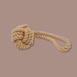 Balle en Corde de Chanvre Naturelle de Style Classique pour l'Exercice et le Jeu des Chiens - Product Image 2