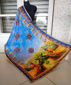 Abaya modeste de style arabe avec costume Dupattas pakistanais Salwar Kameez pour dames Eid et vêtements de mariage - Product Image 2