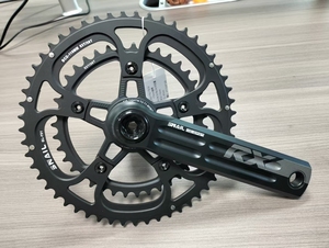 Manivelle de vélo de route 10/11 vitesses 50/34T BCD110mm creux Double disque <span class=keywords><strong>pignon</strong></span> en alliage d'aluminium 170mm Kit course vélo pédalier partie - Product Image 6