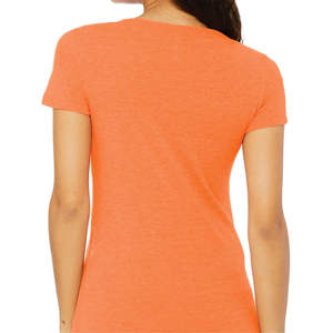 Camisetas de Verano para Mujer al por Mayor, 100% Algodón Grueso, con Logotipo Personalizado, Diseño Transpirable con Cuello Redondo, Tejido de Alta Calidad - Product Image 5