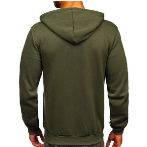 Nouvel arrivage de sweats à capuche zippés pour hommes personnalisés séchage rapide respirant confortable avec impression de design personnalisé logo personnalisé - Product Image 4