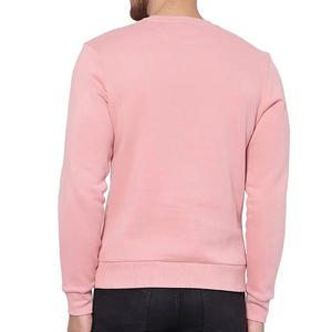 Custom Plain Cotton <b>Fleece</b> Pullover Crewneck Pink <b>Men</b> Sweatshirt Top <b>Hoodies</b> for <b>Men</b> Clothing Breathable Winter Wear Sweatshirts - Product Image 6
