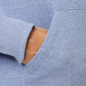 Haute qualité hommes coton épais lourd français éponge pull à capuche personnalisé goutte épaule polaire surdimensionné à capuche léger - Product Image 3
