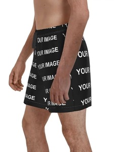 กางเกงว่ายน้ำสำหรับผู้ชายกางเกงเล่นน้ำมีเชือกผูกเอวดีไซน์ตามสั่งขนาดพิเศษป้องกันการยับย่นผลิตตามสั่ง - Product Image 2