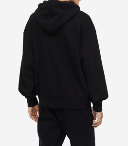 Sweats à capuche pour hommes 100% coton à séchage rapide de haute qualité pull solide décontracté grande taille 6XL hiver couleur unie imprimé logo - Product Image 4