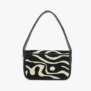 Handmade Summer Crossbody <b>Bag</b> Fashion for <b>Pink</b> Beaded Purse with Sunflower and Floral Design Handmade Beaded <b>Clutch</b> - Product Image 1