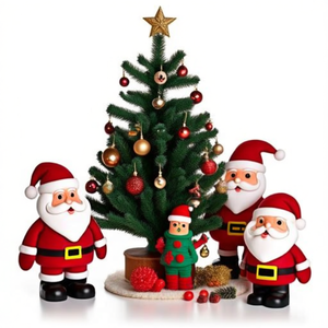 ML Flower Dolly - Juego de 3 figuras y juguetes navideños - Product Image 2