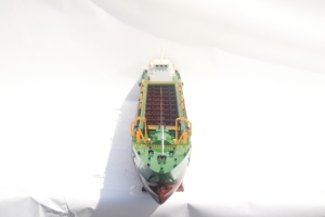 LONG HAI 68 SHIP Handcrafted Painted Feng Shui <b>Wooden</b> <b>Model</b> Ship Commercial Cargo Vessel Home Decor Display/Collection Gifts - Product Image 4