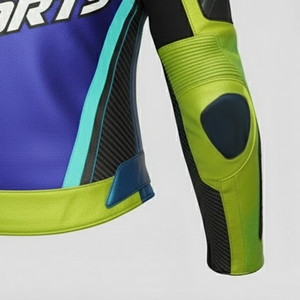 Veste de moto en cuir véritable sur mesure, haute qualité, coupe-vent, imperméable, ignifuge, pour la course à moto - Product Image 6