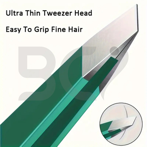 Pinzas de Precisión para Cejas con Punta Inclinada, Herramienta de Acero Inoxidable para Depilación Facial y Cuidado de la Forma de las Cejas - Product Image 2