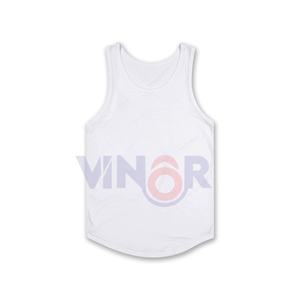 Débardeur de fitness unisexe, gilet en coton personnalisé, maille spandex, t-shirt en tricot uni, imprimé, musculation, entraînement musculaire - Product Image 6