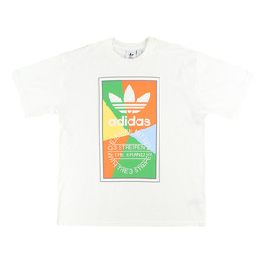 Camisetas y camisetas deportivas para hombre con logotipo de caja de Adidas Originals Color: blanco 100% auténtico - Product Image 1