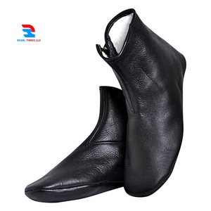 Chaussettes à fermeture éclair en cuir véritable 100% personnalisées faites à la main | Chaussettes en cuir léger confortables en gros - Product Image 6