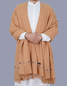 Cómodo logotipo personalizado y diseño chal de lana de invierno Pakistán fabricación al por mayor precio barato hombres chal de invierno para la venta - Product Image 1