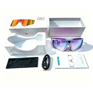 Gafas de Ciclismo Inteligentes M95 con Grabación de Video 4K, Control por Aplicación WiFi, Asistente de Voz con IA, Carga Magnética, Resistentes al Agua IPX4 - Product Image 2