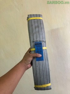 Eslinga de correas de grúa de carga verde de 4 Patrón redondo de acero duradero para factor de seguridad de elevación de carga 5:1 - Product Image 2