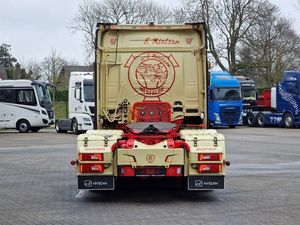 Camion Scania R580 d'occasion 2017, tête de tracteur, cabine supérieure, moteur diesel, unité de traction 6x2 pour le transport logistique |   Prêt à l'exportation - Product Image 6
