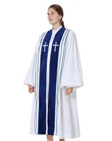 Robes de clergé pour femmes, design personnalisé, haute qualité, 100% polyester, pour l'église