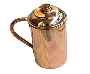 Jarras de cobre de bonito diseño, ideales para servir en restaurantes de decoración del hogar o como un artículo de regalo tradicional único hecho a mano - Product Image 6