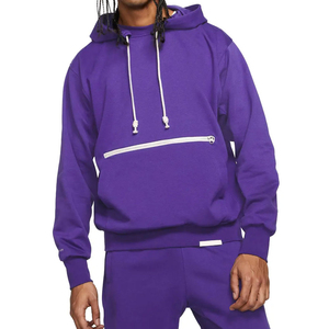 Sweat à capuche pour homme de qualité supérieure, best-seller, logo personnalisé, design OEM, manches longues, style tendance, broderie, teinture unie, polaire d'hiver - Product Image 3