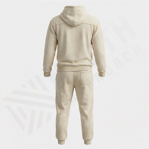 Conjunto Deportivo Informal de Dos Piezas para Hombre, Estilo Invernal, Transpirable, Color Personalizado de Alta Calidad, Lavado Ácido - Product Image 2