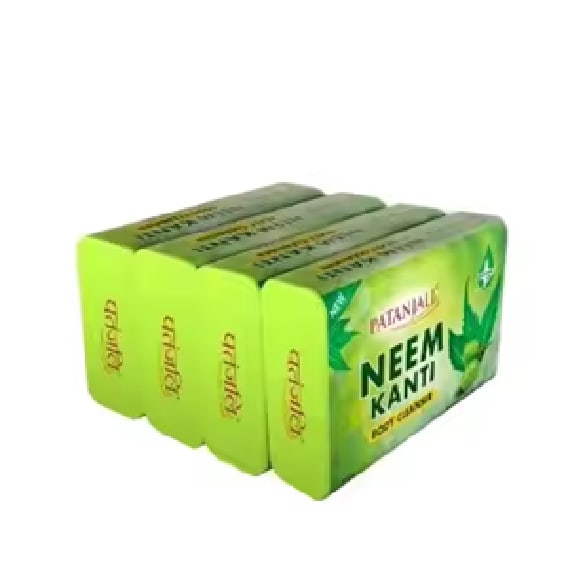 Neem Kanti Soap: Ayurvedic Cleanser for Acne & Whitening by OK TRADING CO.