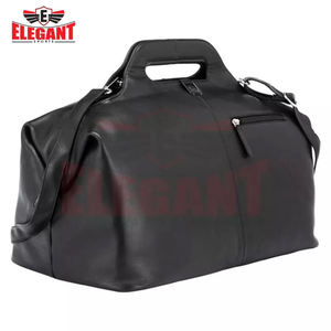 Bolsa de lona de viaje con logotipo personalizado 2024 de cuero genuino con bolsillos elegante deportivo personalizable equipo deportivo de lujo - Product Image 2