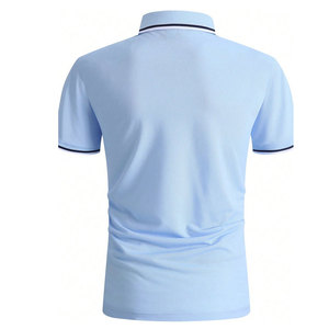 เสื้อยืดโปโลสำหรับผู้ใหญ่น้ำหนักเบาระบายอากาศได้ดีสวมใส่สบายทนทานชุดลำลองมีลวดลายแข็งทำจากผ้าถัก - Product Image 2