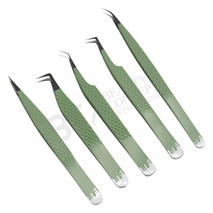 9 Pcs Eyelash Tweezers <b>Extension</b> Rainbow Stainless Steel Super Hard Tweezers with Fiber Tips Grafted <b>Cheap</b> Anti-Static Tweezers - Product Image 5