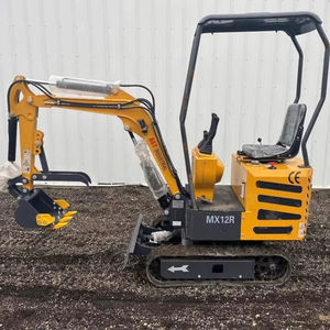 EXPÉDITION GRATUITE AGT MX12R EPA CE approuvé 1.2 tonnes 13.5HP mini excavateur Eaton Hydraulique Cylindre Noyau Moteur Pompe Boîte de Vitesses Engrenage PLC - Product Image 1