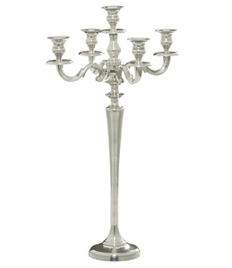 Candelabro de metal de diseño atractivo hecho a mano, candelabro de mesa con acabado brillante de diseño clásico. - Product Image 3