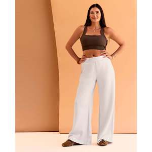 Sujetador deportivo acolchado CF Train Hard para yoga, talla grande, estampado de algodón, color chocolate caliente - Product Image 4