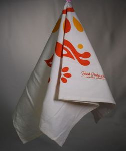 100% coton biologique luxe doux cuisine torchon taille personnalisée Logo broderie lavage à la main écologique meilleure qualité pour la cuisine - Product Image 2