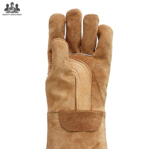 Guantes de Soldadura Deportivos Térmicos de Cuero Vintage Personalizados, Impermeables y Resistentes al Calor - Product Image 4