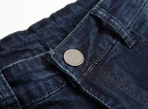 Jeans en denim ajustés lavés à la mode pour hommes, couleur bleue, denim en coton, style baggy, pantalon en denim pour hommes - Product Image 5