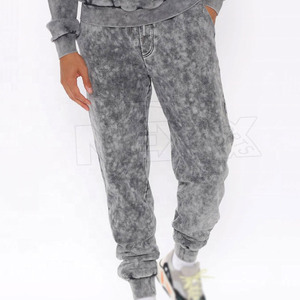 Survêtement délavé à l'acide de grande taille pour hommes, pull décontracté en coton de haute qualité, design respirant - Product Image 4