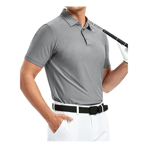 Camisas de golf personalizadas para hombres Dry Fit Polo Camisa de manga corta con cuello con poliéster 100% de alta calidad y Premium - Product Image 5