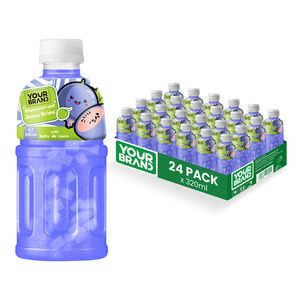 Cojo Bebida con sabor a grosella negra con Nata de Coco 320ml TU MARCA Mejor venta Precio al por mayor Etiqueta privada OEM ODM - Product Image 1