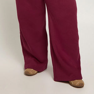 Pantalon droit avec haut à manches longues et survêtement à épaules tombantes / Design de pull décontracté avec logo personnalisé et design tendance - Product Image 6