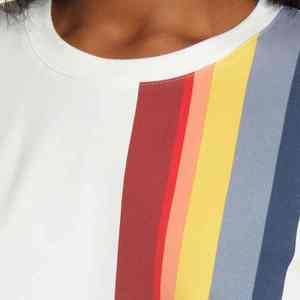 Sudadera blanca con Multi Coors para mujer, ropa de calle transpirable de la mejor calidad, precio al por mayor, sudadera con estampado personalizado para mujer - Product Image 4