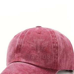 หมวกแก๊ปผ้าฝ้ายแท้ 100% บริการ OEM ออกแบบโลโก้ตามสั่ง หมวกแก๊ปลำลองสำหรับทุกเพศ ผลิตในปากีสถาน ขายดีอันดับต้นๆ - Product Image 3