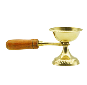 Jyoti Diya ลึกที่มีคุณภาพสูงพร้อมฝาปิดแก้วสำหรับตกแต่งทางจิตวิญญาณ Mandir - Product Image 6